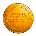 Gold medal "European Quality" (Золотая медаль "Европейское качество")